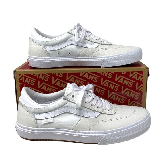 VANS Gilbert Crockett Casual Shoes For Women White Leather Sneakers VN0A5JIFWWW - Picture 9 of 11